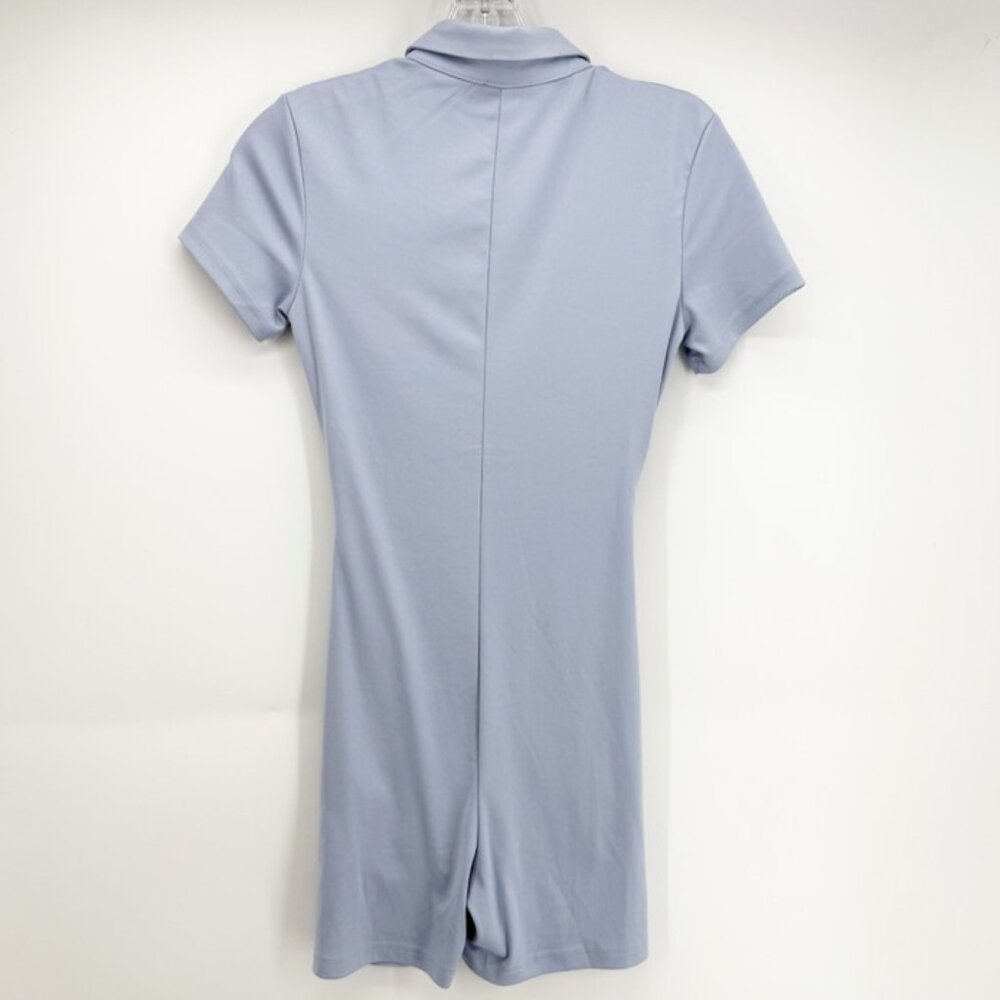 Adika Romper Playsuit Ruched baby blue  S - Picture 3 of 9